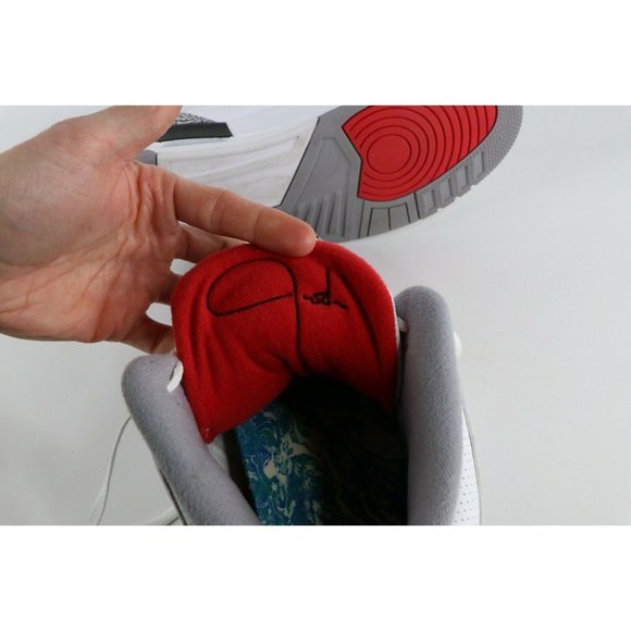 Nike Air Jordan 3 Retro JTH Super Bowl Andre Drummond Game Worn Shoes 18 White main image 9
